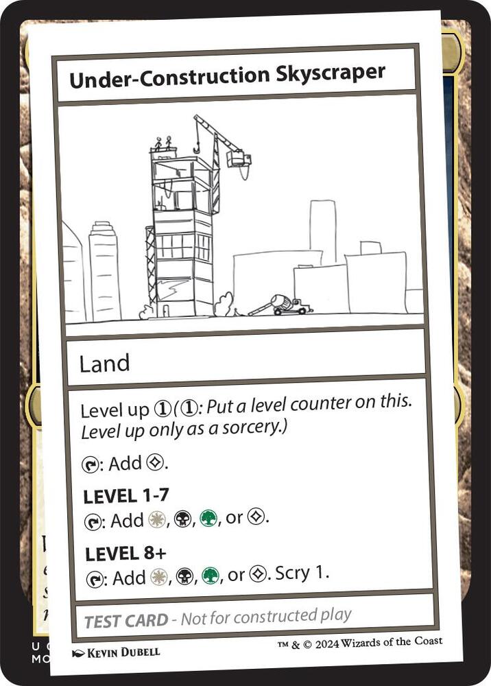 Under-Construction Skyscraper, Mystery Booster 2 Playtest Cards #564075