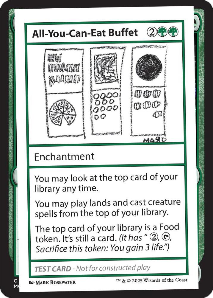 All-You-Can-Eat Buffet, Mystery Booster 2 Playtest Cards #633077