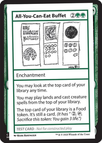 All-You-Can-Eat Buffet, Mystery Booster 2 Playtest Cards #633077