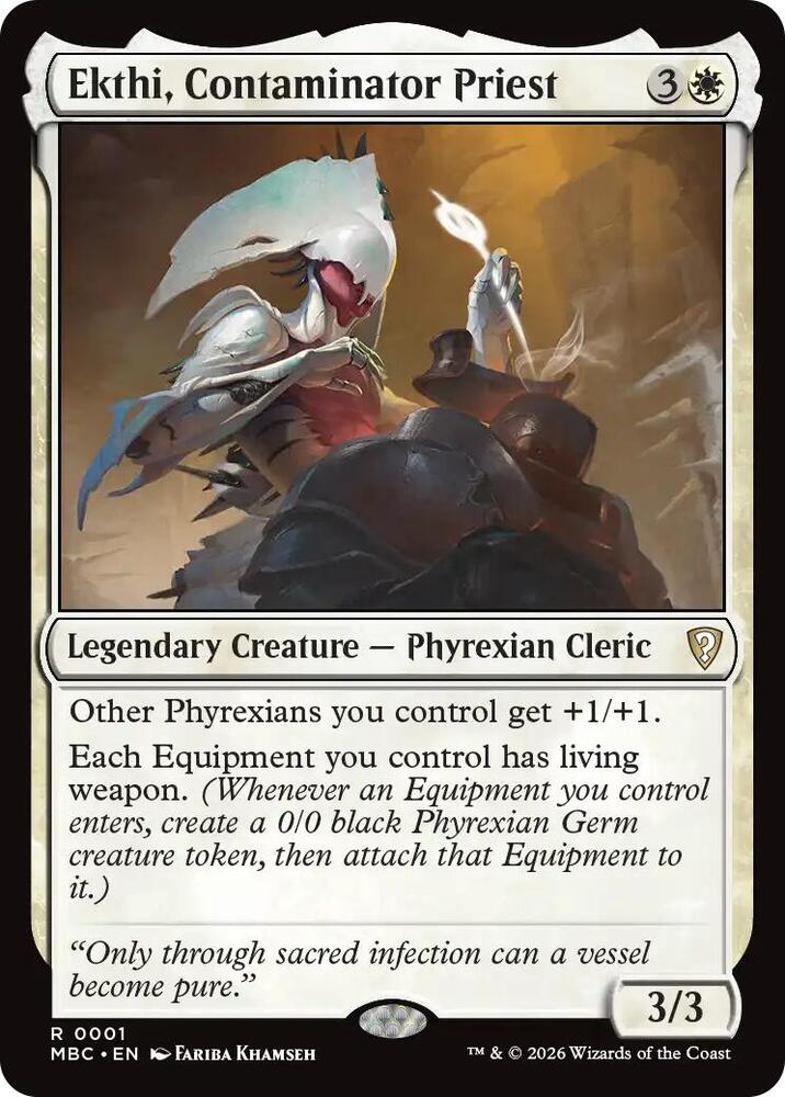 Ekthi, Contaminator Priest, Mystery Booster Commander Edition 1
