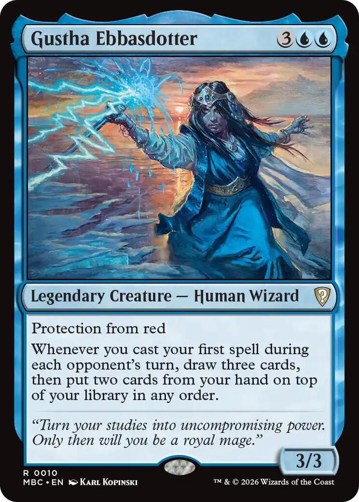 Gustha Ebbasdotter, Mystery Booster Commander Edition 10