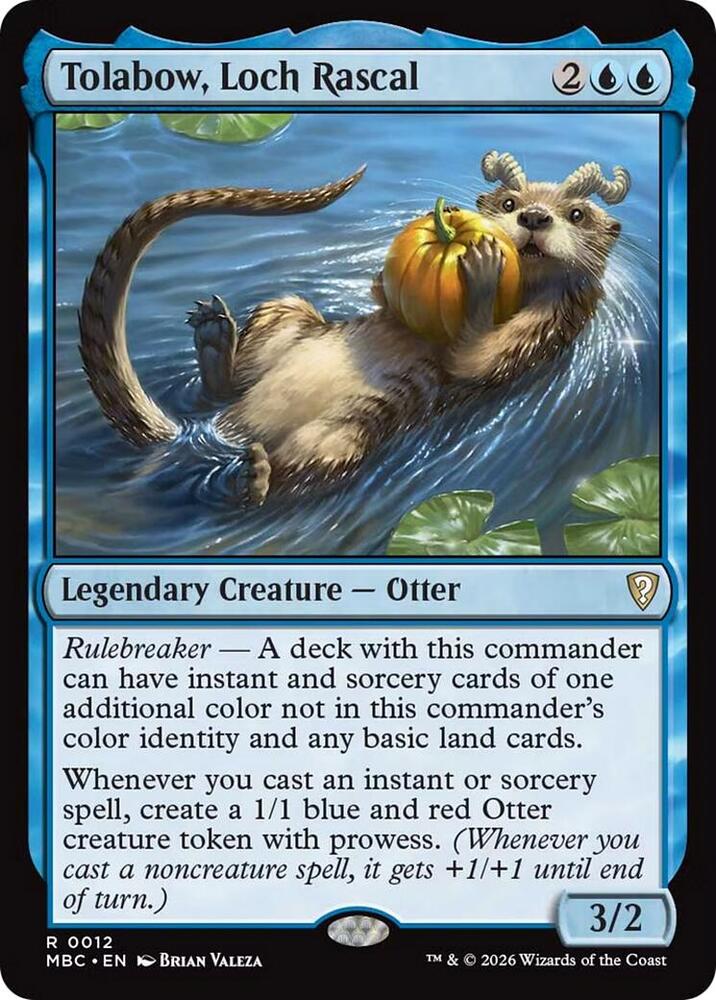 Tolabow, Loch Rascal, Mystery Booster Commander Edition 12