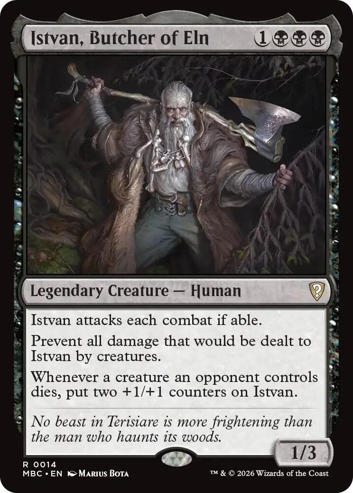 Istvan, Butcher of Eln, Mystery Booster Commander Edition 14