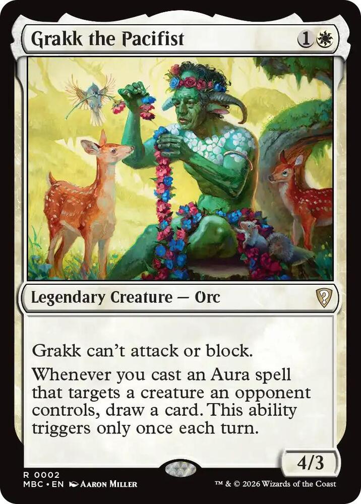 Grakk the Pacifist, Mystery Booster Commander Edition 2