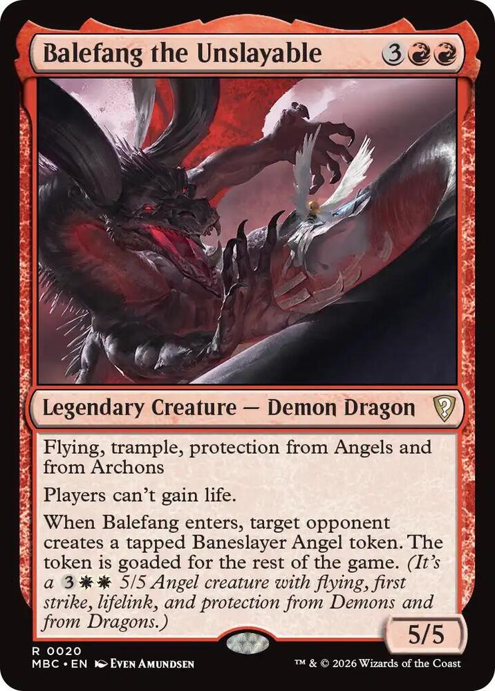 Balefang the Unslayable, Mystery Booster Commander Edition 20