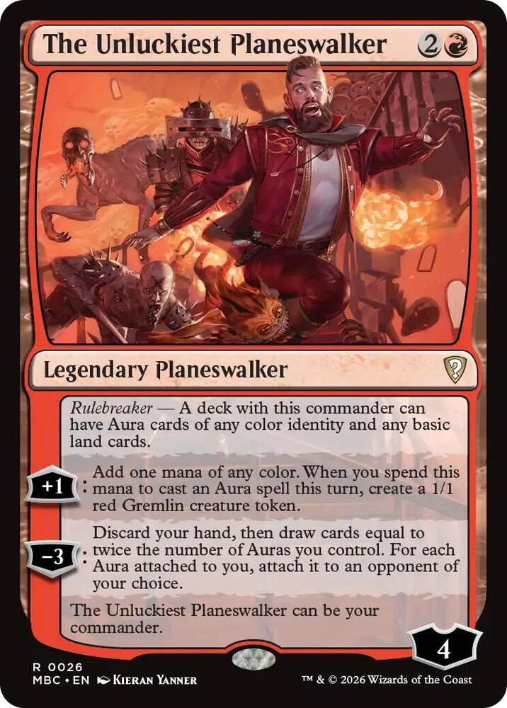 The Unluckiest Planeswalker, Mystery Booster Commander Edition 26