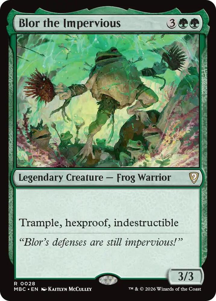 Blor the Impervious, Mystery Booster Commander Edition 28