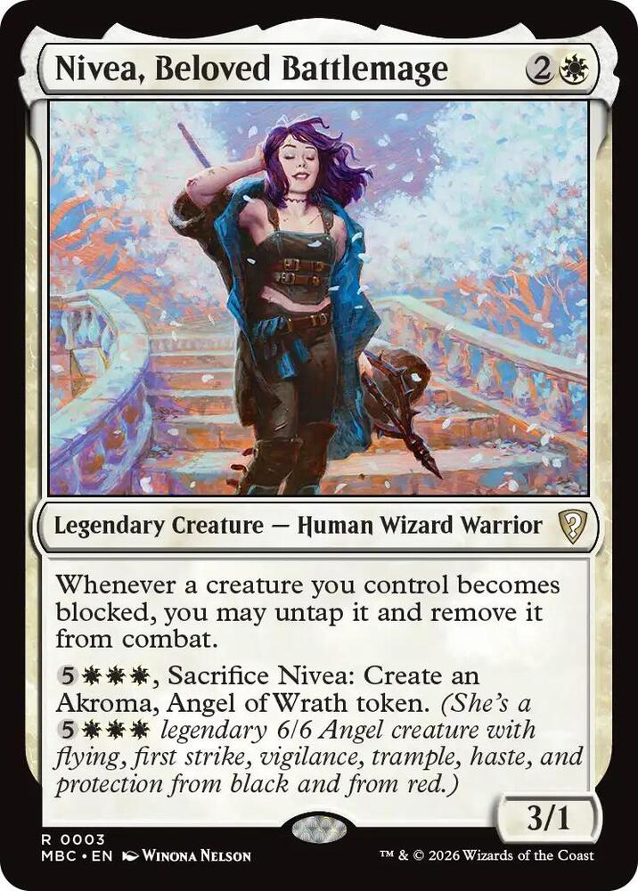Nivea, Beloved Battlemage, Mystery Booster Commander Edition 3