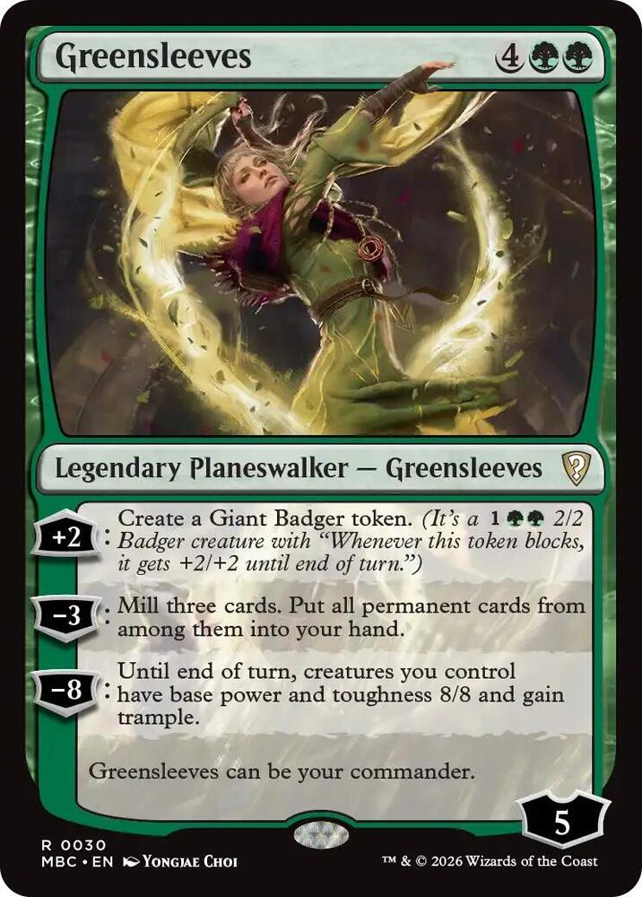Greensleeves, Mystery Booster Commander Edition 30