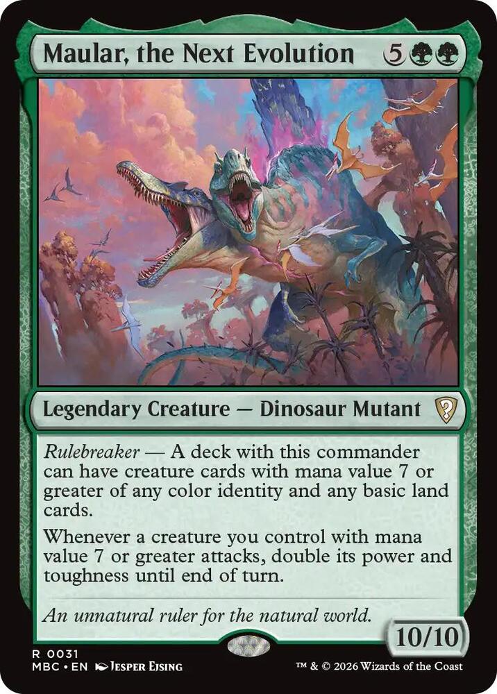 Maular, the Next Evolution, Mystery Booster Commander Edition 31