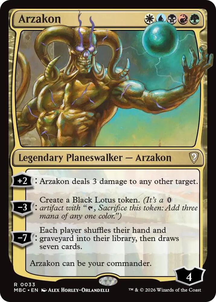 Arzakon, Mystery Booster Commander Edition 33