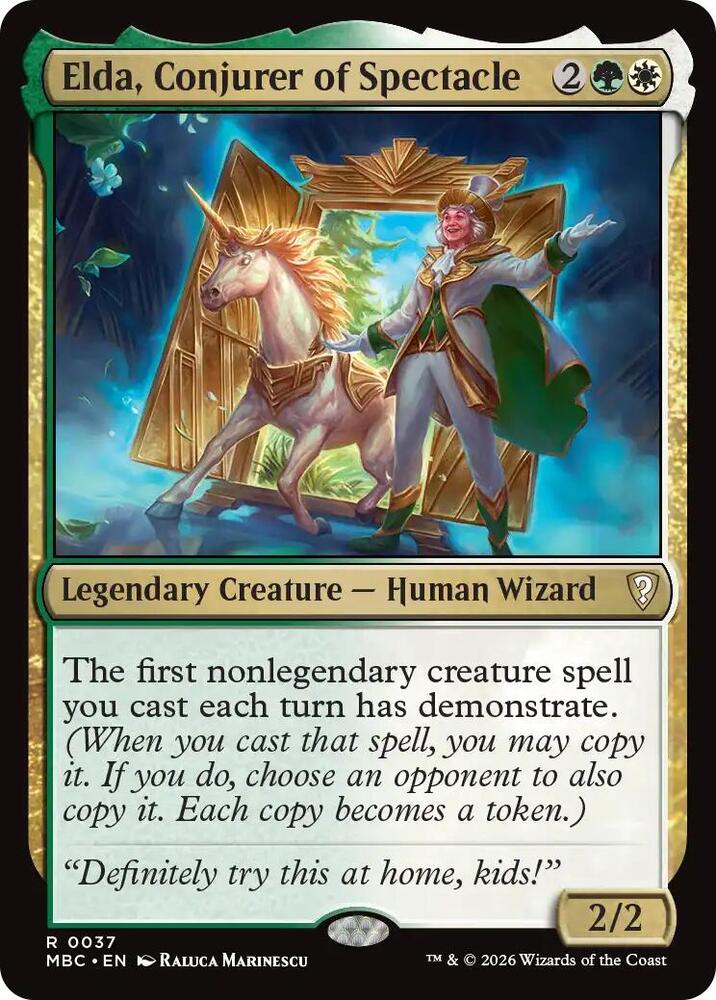 Elda, Conjurer of Spectacle, Mystery Booster Commander Edition 37