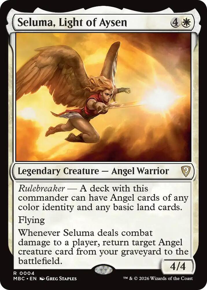 Seluma, Light of Aysen, Mystery Booster Commander Edition 4
