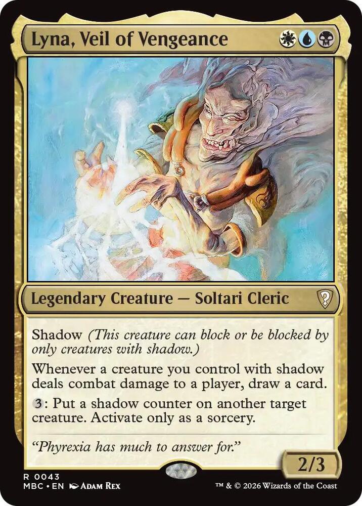 Lyna, Veil of Vengeance, Mystery Booster Commander Edition 43