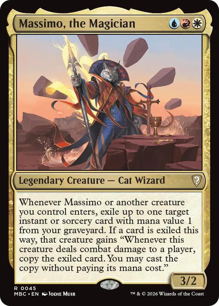 Massimo, the Magician, Mystery Booster Commander Edition 45