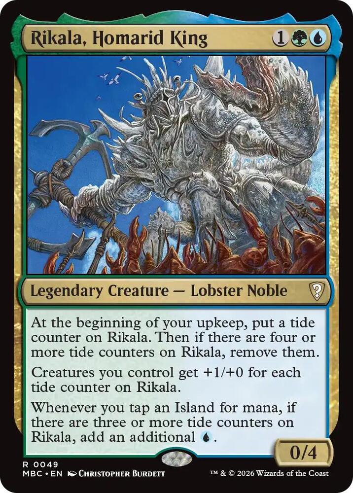 Rikala, Homarid King, Mystery Booster Commander Edition 49