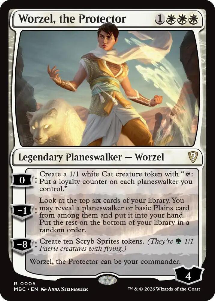 Worzel, the Protector, Mystery Booster Commander Edition 5