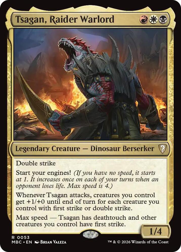 Tsagan, Raider Warlord, Mystery Booster Commander Edition 53