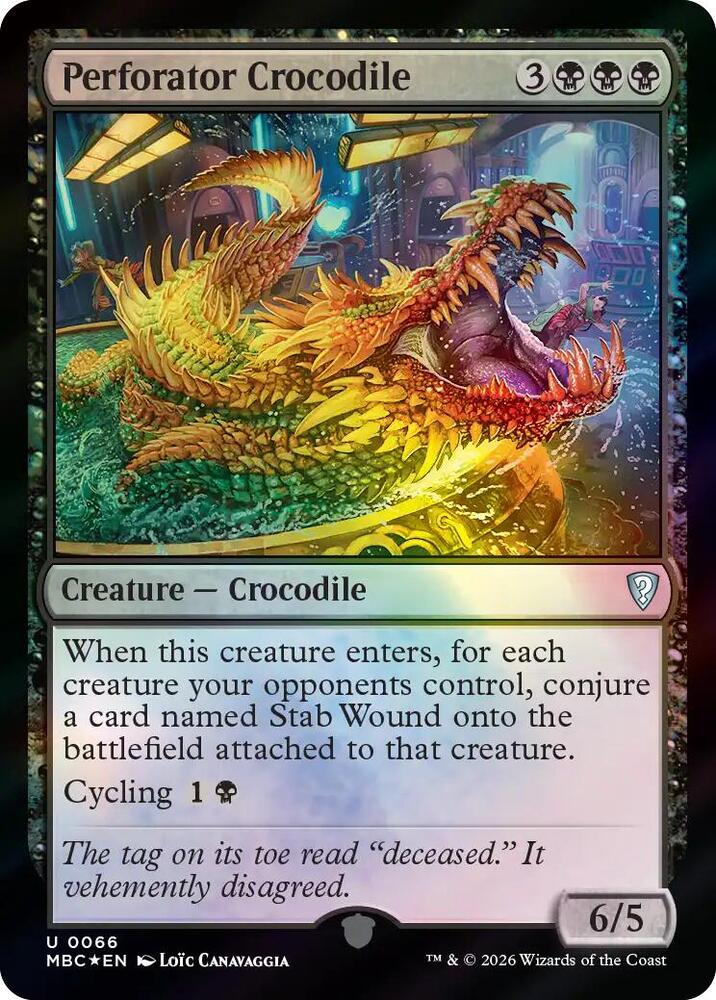 Perforator Crocodile, Mystery Booster Commander Edition 66