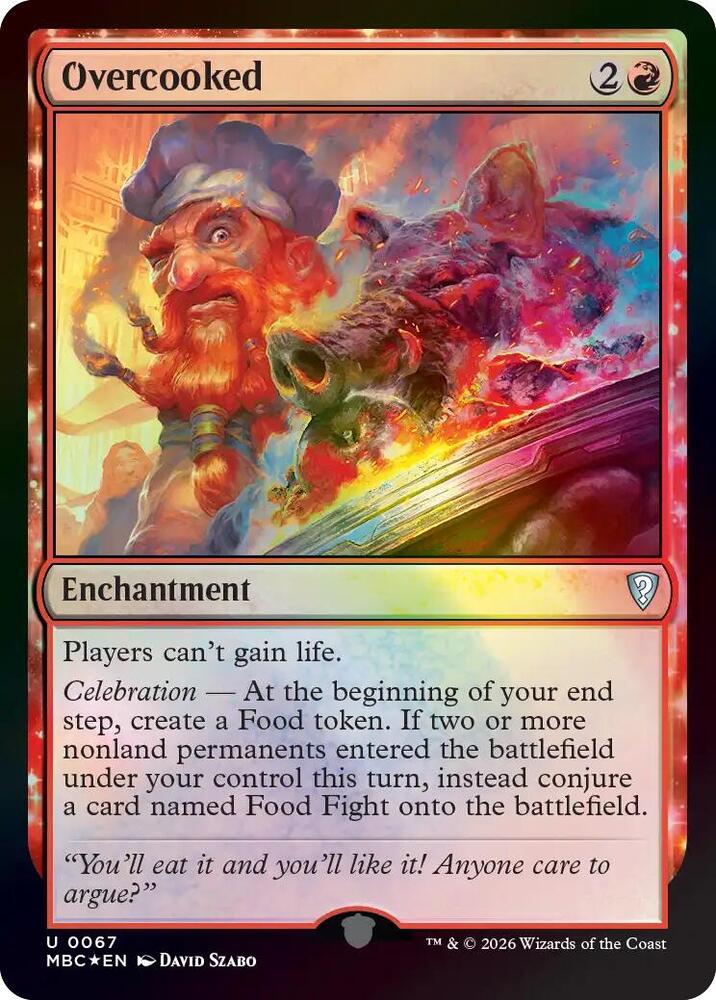 Overcooked, Mystery Booster Commander Edition 67