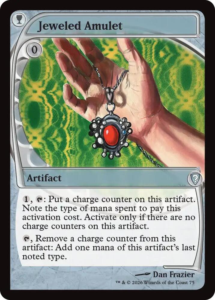 Jeweled Amulet (Future Sight), Mystery Booster Commander Edition 75