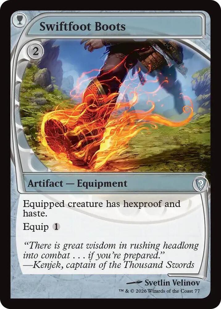 Swiftfoot Boots (Future Sight), Mystery Booster Commander Edition 77