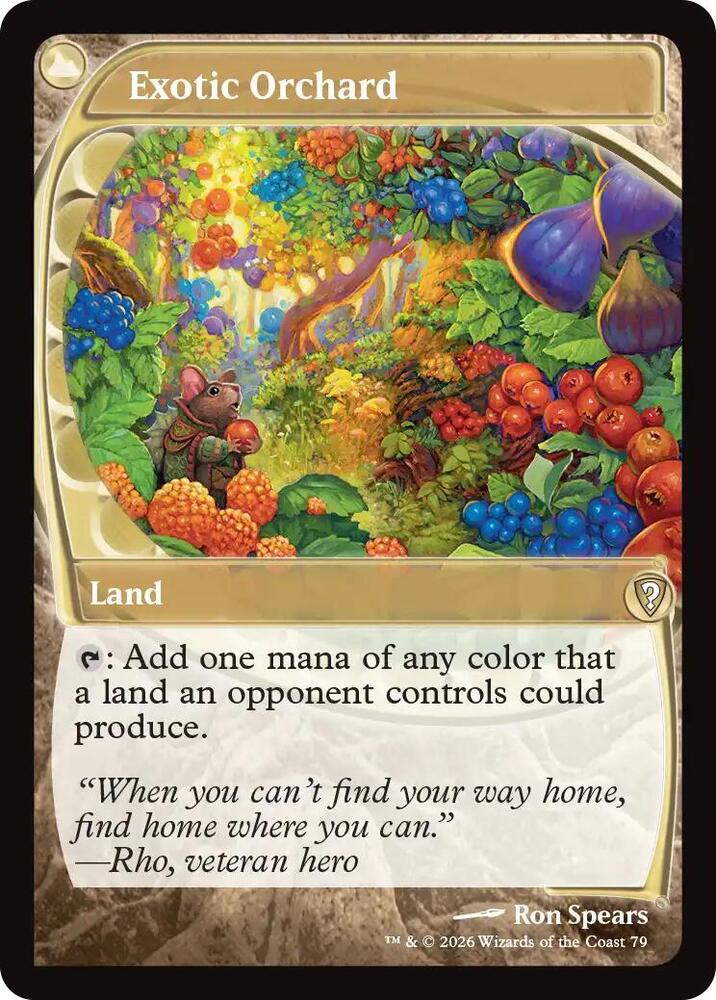 Exotic Orchard (Future Sight), Mystery Booster Commander Edition 79