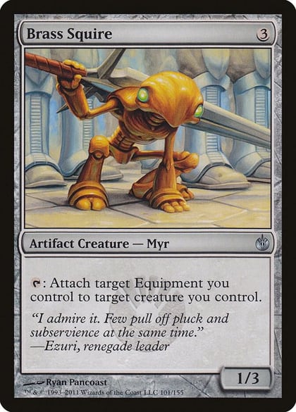 Brass Squire, Mirrodin Besieged 101