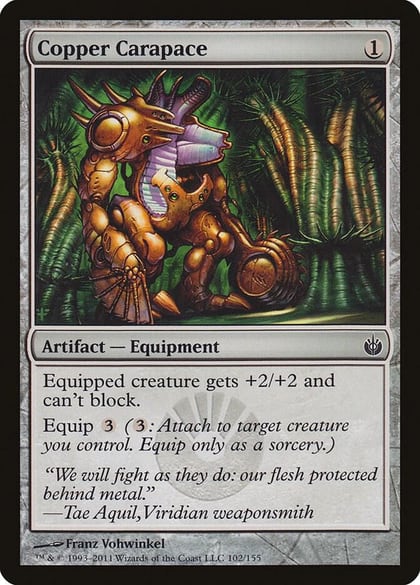 Copper Carapace, Mirrodin Besieged 102