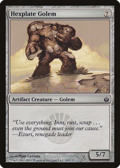 Hexplate Golem, Mirrodin Besieged 109