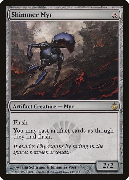 Shimmer Myr, Mirrodin Besieged 129