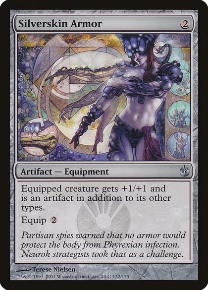 Silverskin Armor, Mirrodin Besieged 132