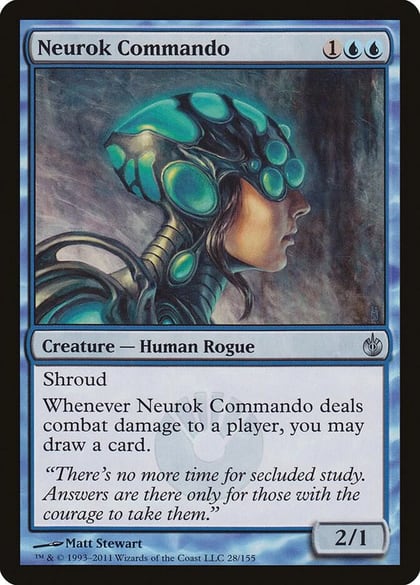 Neurok Commando, Mirrodin Besieged 28