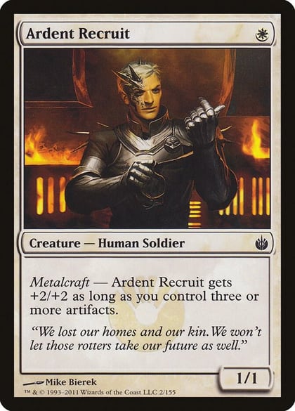 Ardent Recruit, Mirrodin Besieged 2