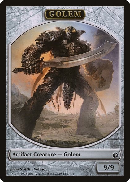 Golem Token, Mirrodin Besieged 3