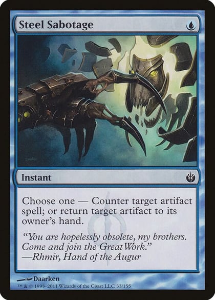Steel Sabotage, Mirrodin Besieged 33