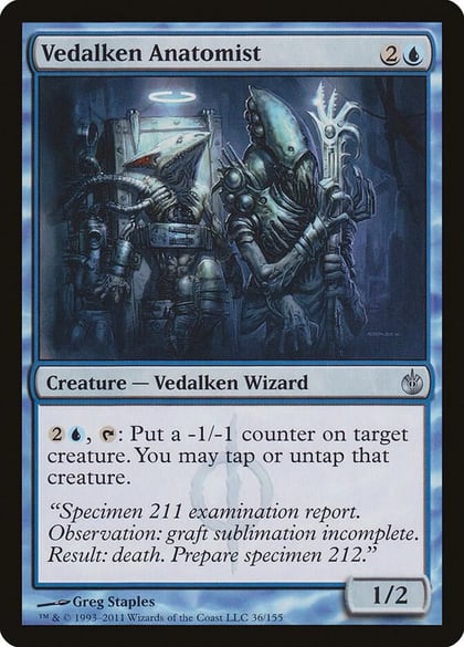 Vedalken Anatomist, Mirrodin Besieged 36