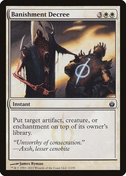 Banishment Decree, Mirrodin Besieged 3