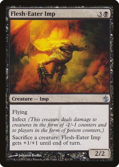 Flesh-Eater Imp, Mirrodin Besieged 42