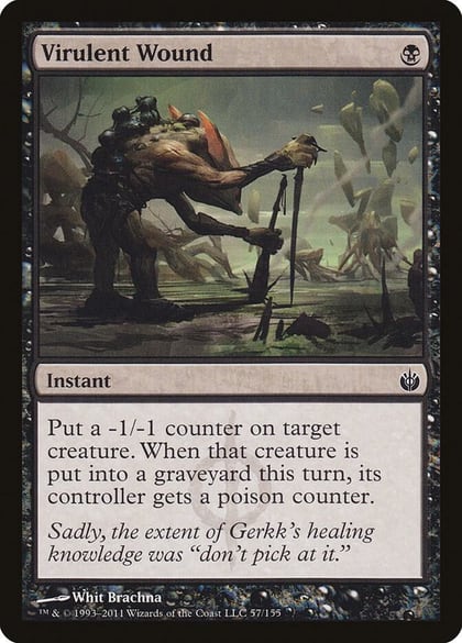 Virulent Wound, Mirrodin Besieged 57