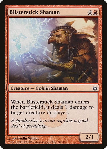 Blisterstick Shaman, Mirrodin Besieged 58