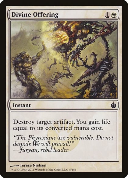 Divine Offering, Mirrodin Besieged 5