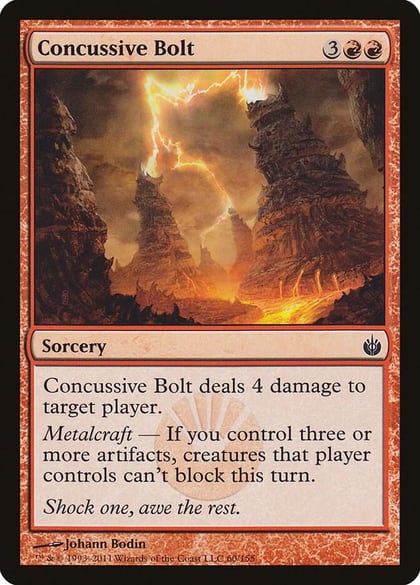 Concussive Bolt, Mirrodin Besieged 60