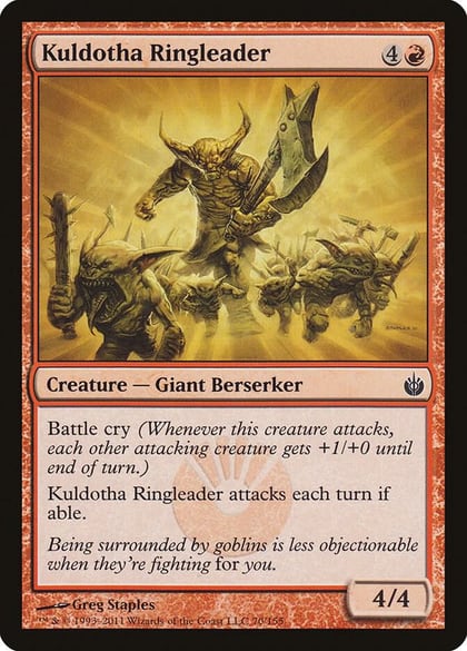 Kuldotha Ringleader, Mirrodin Besieged 70
