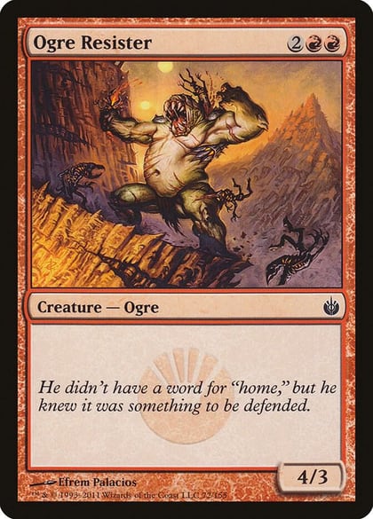 Ogre Resister, Mirrodin Besieged 72