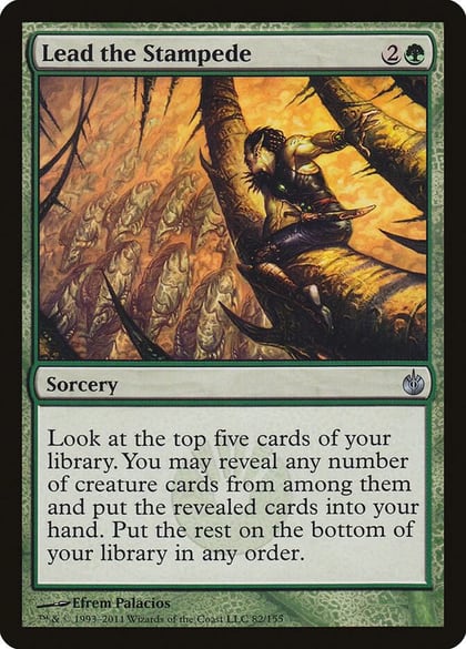 Lead the Stampede, Mirrodin Besieged 82