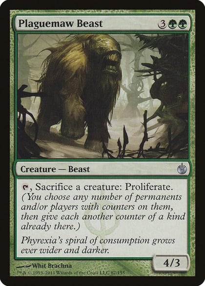 Plaguemaw Beast, Mirrodin Besieged 87