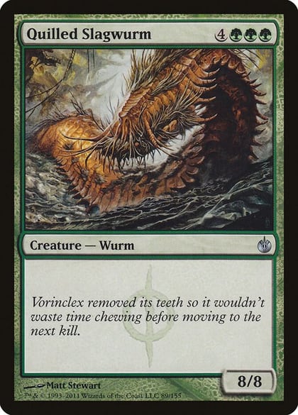 Quilled Slagwurm, Mirrodin Besieged 89