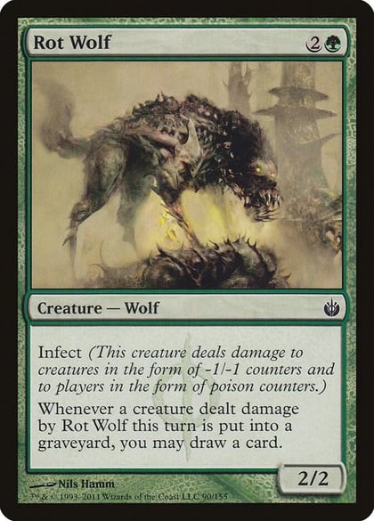 Rot Wolf, Mirrodin Besieged 90