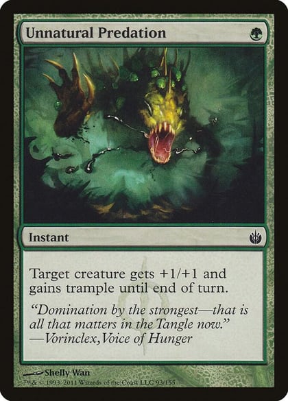 Unnatural Predation, Mirrodin Besieged 93